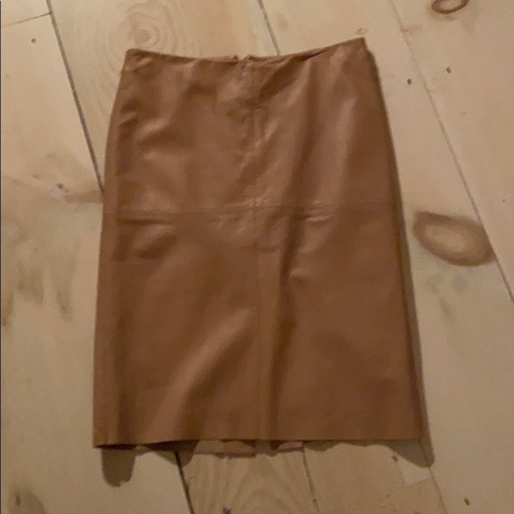 Leather skirt